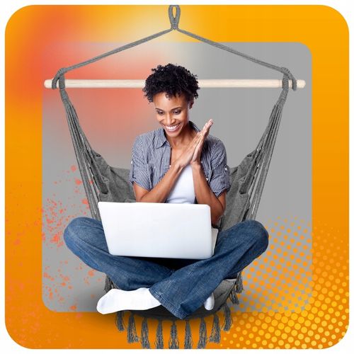 Fotel Brazylijski + Mocowanie Sufitowe Hamak Huśtawka Wiszący Ogrodowa 120k na Arena.pl