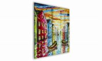 OBRAZ NA SZKLE KWADRATOWY 30x30cm 106 Wenecja