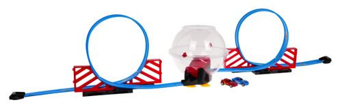 Dwupasmowy Tor Wyścigowy Z Kulą Dla Dzieci 3+ Części Konstrukcyjne 28 El. na Arena.pl