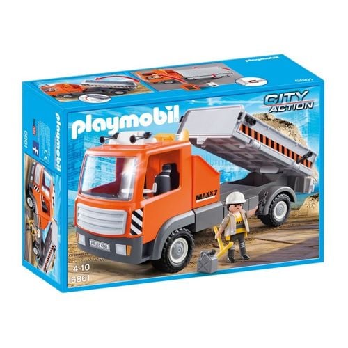 Playmobil Ci arowka budowlana Wywrotka 6861