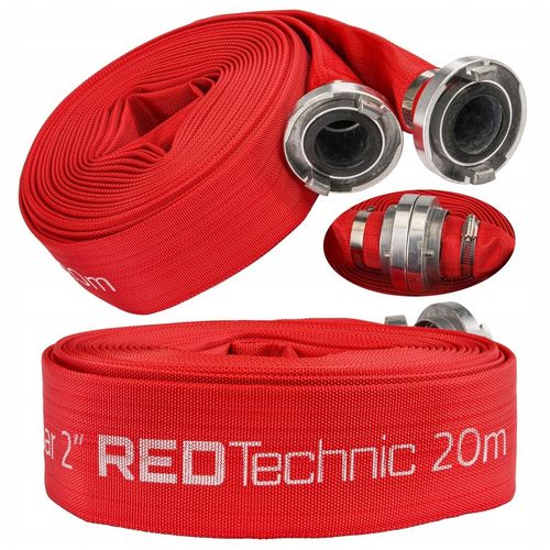 Wąż strażacki 20 metrów PARCIANY DO WODY szamba SZYBKOZŁĄCZKA 8 BAR 2 cale na Arena.pl