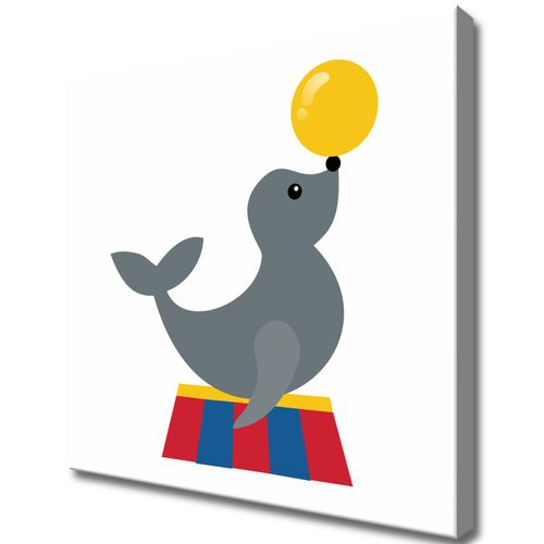 Obraz Płótno 40X40 Foka na Arena.pl