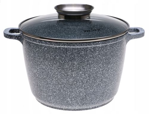 GARNEK Ceramiczny Marmurowy KOCIOŁEK Głęboki Wysoki 14l 32cm 9013 na Arena.pl