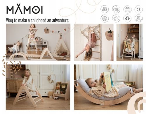 MAMOI Naścienna półka na książki, regał dla dzieci na Arena.pl