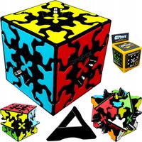 ORYGINALNA KOSTKA QYToys GEAR 3x3 TRYBIKOWA + PODSTAWKA PREZENT WAKACJE