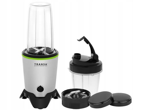 BLENDER KIELICHOWY NUTRI KOKTAJLE MIKSOWANIE MIELENIE 2 BIDONY MOCNY na Arena.pl