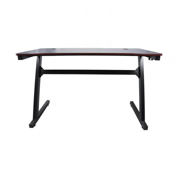 Emaga Biurko do komputera dla gracza BITUXX czarne komputerowe MDF solidne zdjęcie 5