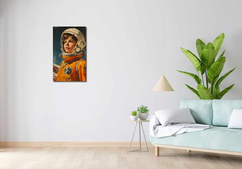 Obraz 40x70cm Pionierka Kosmosu zdjęcie 2