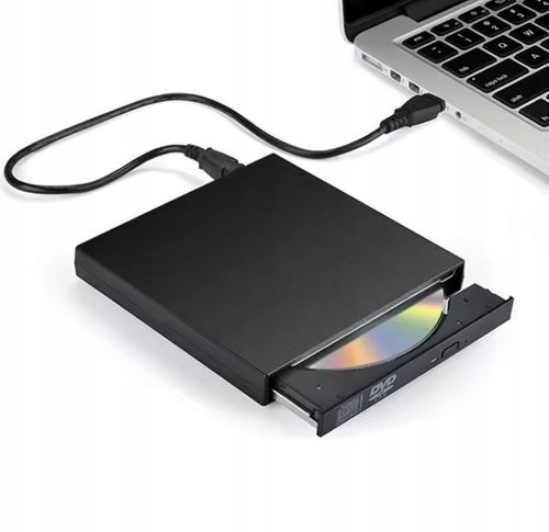 NAPĘD ZEWNĘTRZNY CD-R DVD USB Nagrywarka Do Laptopa PC Odtwarzacz Przenośny na Arena.pl