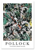 Plakat Jackson Pollock abstrakcja green 61x91 cm