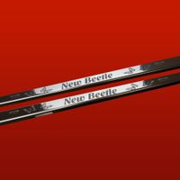 Listwa progowa VOLKSWAGEN NEW BEETLE BUTTERFLIES Stal nierdzewna 304 połysk