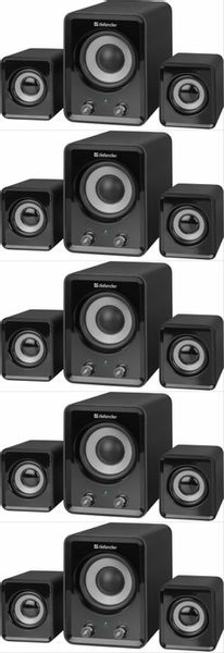 Głośnik Defender Z4 11W 3 szti (system akustyczny 2.1) czarny x5 zdjęcie 1