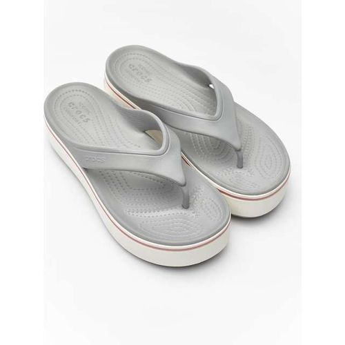 Crocs CROCBAND PLATFORM FLIP 04M LIGHT GREY ROSE M5 na Arena.pl