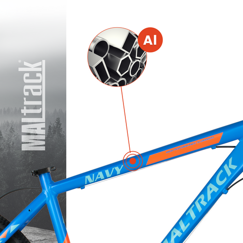 Rower Górski MTB MalTrack NAVY GRAY 27,5'' na Arena.pl