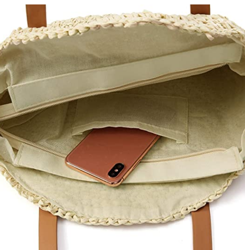 Torebka na RAMIĘ A4 PLECIONA BOHO KOSZYK + BRELOK na Arena.pl