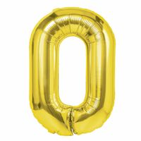 Balon foliowy litera O złoty 40 cm personalizowany własny napis z balonów