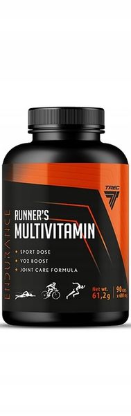 WITAMINY I MINERAŁY DLA BIEGACZY Trec Endurance Runner's Multivitamin 90kap zdjęcie 4