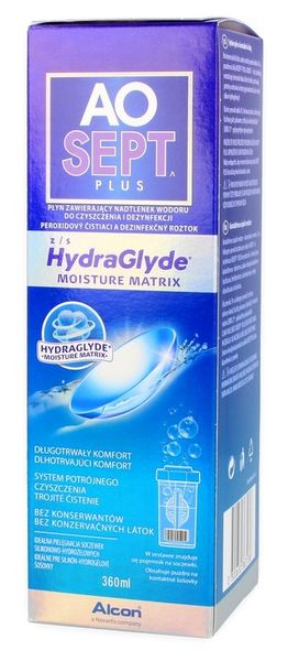 Płyn do soczewek AOSEPT Plus HydraGlyde 360 ml zdjęcie 6