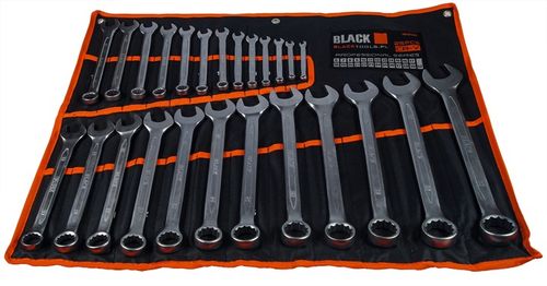 ZESTAW KLUCZY PŁASKO OCZKOWYCH 25 SZT 6-32mm DOUBLE POUCH COLD STEMP na Arena.pl