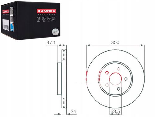 TARCZA HAM PRZOD 300X24 V na Arena.pl