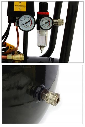 PROFESJONALNY 10Bar KOMPRESOR 50L olejowy tłokowy sprężarka pompa na Arena.pl