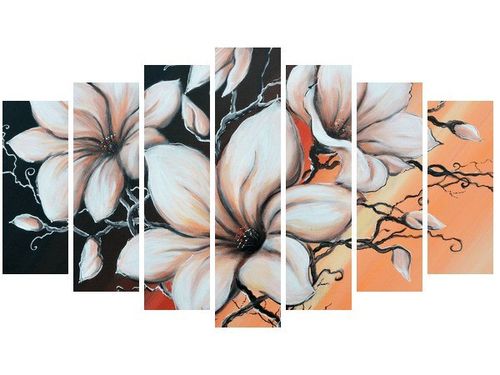 OBRAZ MAGNOLIA SUNSET KWIATY ZACHÓD SŁOŃCA na Arena.pl