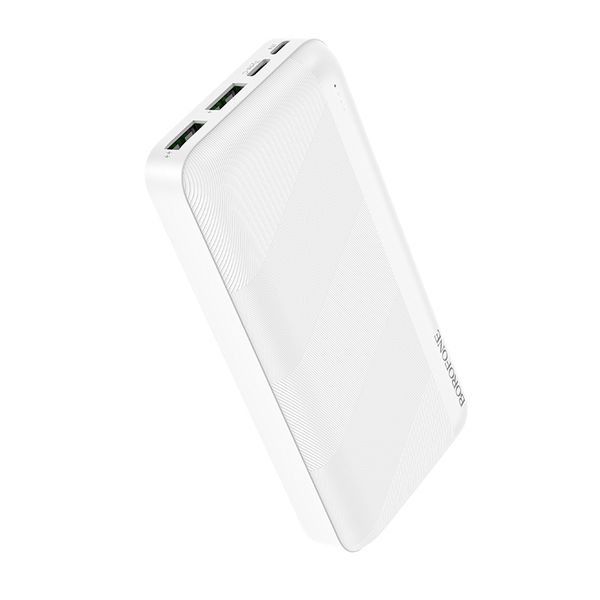 Borofone Power Bank 20000mAh BJ27A Pindar - 2xUSB - biały zdjęcie 1