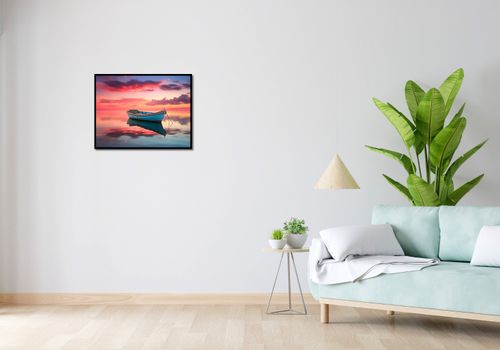 Plakat 65x50cm Spokój przed Połowem na Arena.pl