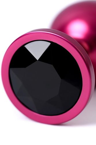 red anal plug toyfa metal with black gem na Arena.pl