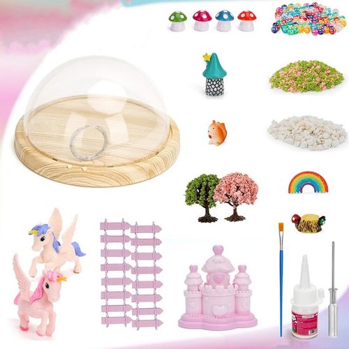 ZESTAW LAMPKA NOCNA Z POZYTYWKĄ DO TWORZENIA JEDNOROŻCÓW DLA DZIEWCZYNEK na Arena.pl