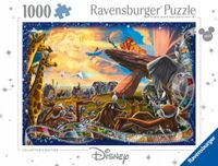 Edukacyjna UKŁADANKA Zestaw Puzzli PUZZLE Do Układania KRÓL LEW Obrazek