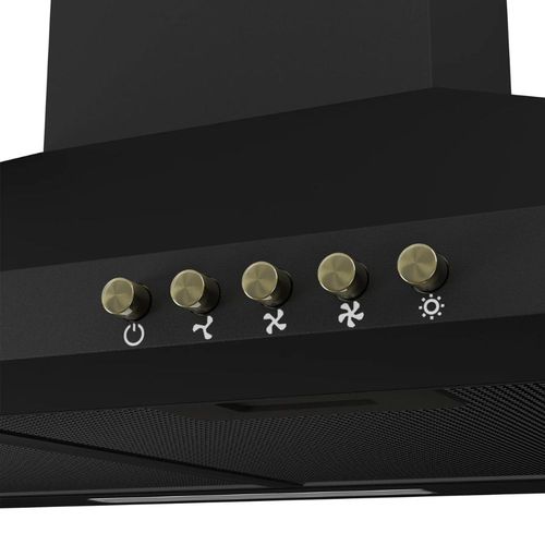 Okap ścienny Ciarra CBCB6201-B 370m³/h 3 prędkości Czarny na Arena.pl