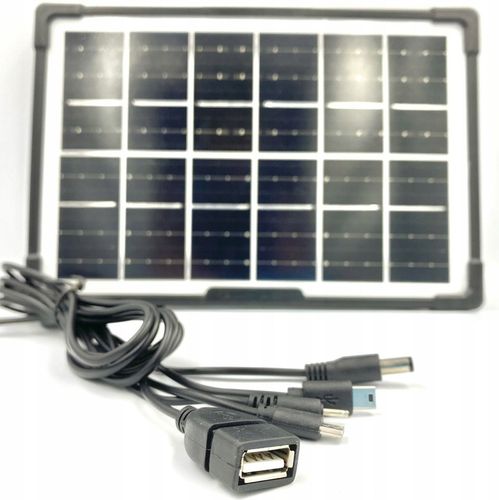 ŁADOWARKA SOLARNA PANEL SŁONECZNY 8W USB-B USB na Arena.pl