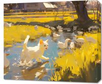 Obraz 70x60cm Słońce na Wsi