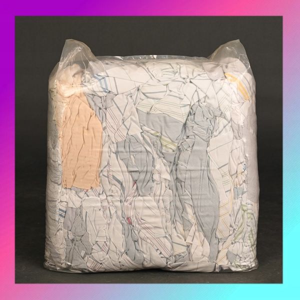 CZYŚCIWO BAWEŁNIANE PRZEMYSŁOWE POŚCIEL KOLOR CIĘTE BEZPYŁOWE zdjęcie 1