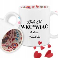 KUBEK I LOVE YOU PREZENT WALENTYNKI BĘDE CIĘ WKU*WIAĆ DO KOŃCA TWOICH DNI