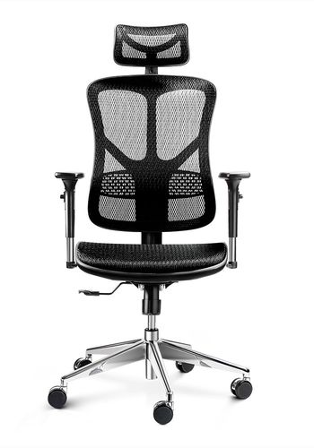 Fotel biurowy, ergonomiczny  Diablo Chair V-BASIC - czarny na Arena.pl