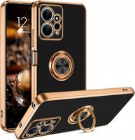 Etui do XIAOMI REDMI NOTE 12 4G CASE OCHRONNY LUX RING Plecki GOLD + SZKŁO