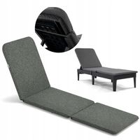 Poduszka na leżak JAIPUR GREY Melange S-02A