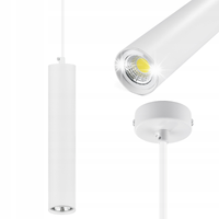 LAMPA WISZĄCA SUFITOWA LED TUBA CYLINDER RURA ZWIS SPOT SLIM METAL 8W 30cm