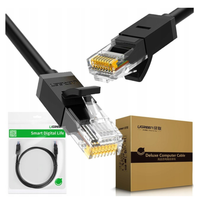 kabel sieciowy ugreen nw102 ethernet rj45, cat.6, utp, 5m (czarny)