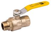 kurek kulowy gazowy 1/2'' z gwintem w/z - h/gz-30-015