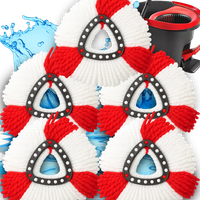 WKŁAD DO MOPA OBROTOWEGO VILEDA TURBO KOŃCÓWKI WKŁADY MEGA CHŁONNE 5 SZTUK