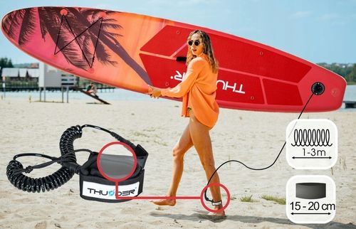 Deska SUP 320CM do pływania bezpieczna pompowana wiosło + akcesoria Thunder na Arena.pl