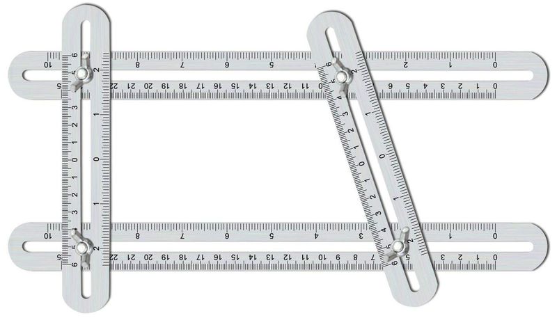 Templater Kątownik Regulowany Angle-Izer Stalowy zdjęcie 1