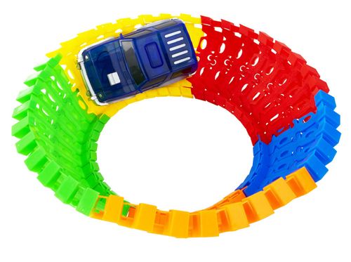 Tor wyścigowy świecący Maxi Race 282 elementy na Arena.pl