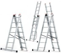 Drabina aluminiowa wielofunkcyjna 3x6 HIGHER na schody + GRATIS