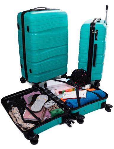 Zestaw 3 walizek KEMER RGL PP3 Różowy na Arena.pl