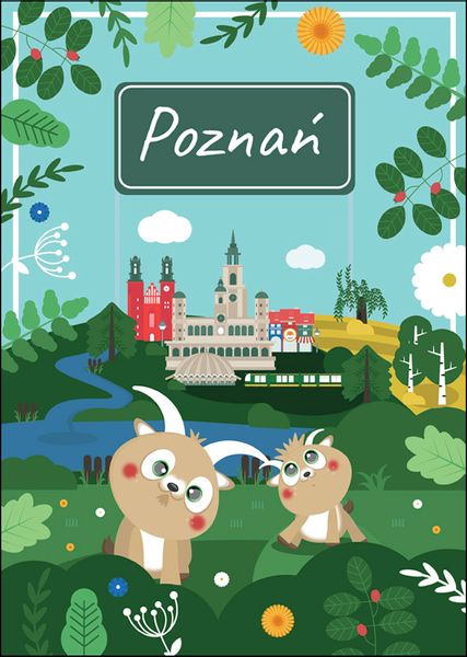 Bajkowe Miasta Poznań - plakat 59,4x84,1 cm zdjęcie 1