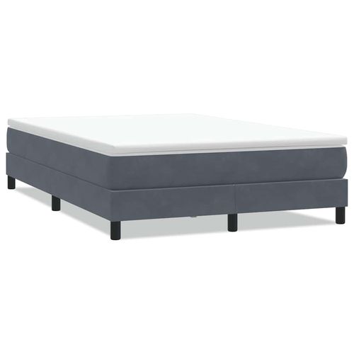 Łóżko typu Box Spring bez materaca Ciemnoszary 160x220 cm na Arena.pl